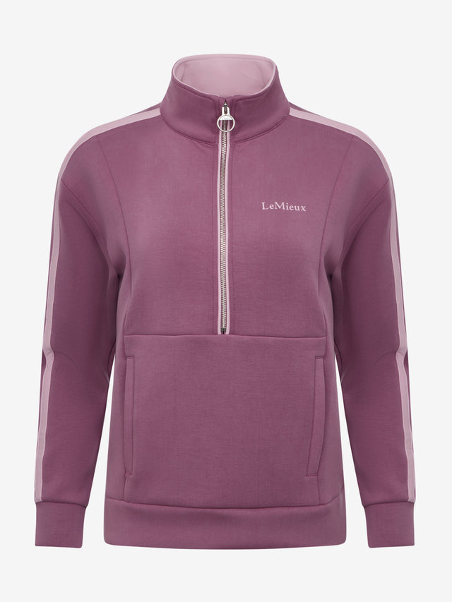 LeMieux Connie Half Zip Sweat Mallow