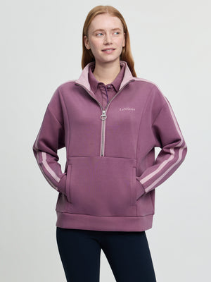 LeMieux Connie Half Zip Sweat Mallow