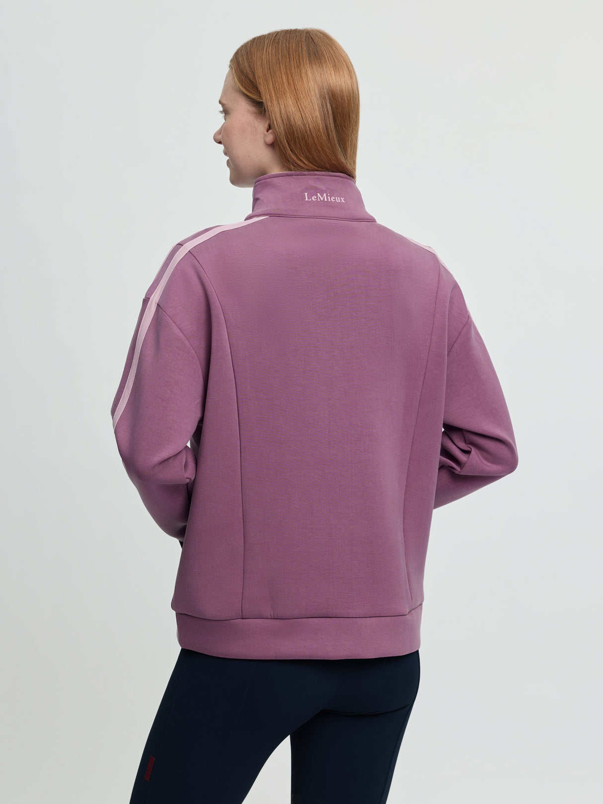 LeMieux Connie Half Zip Sweat Mallow