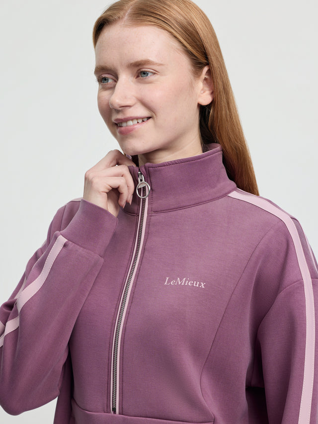 LeMieux Connie Half Zip Sweat Mallow