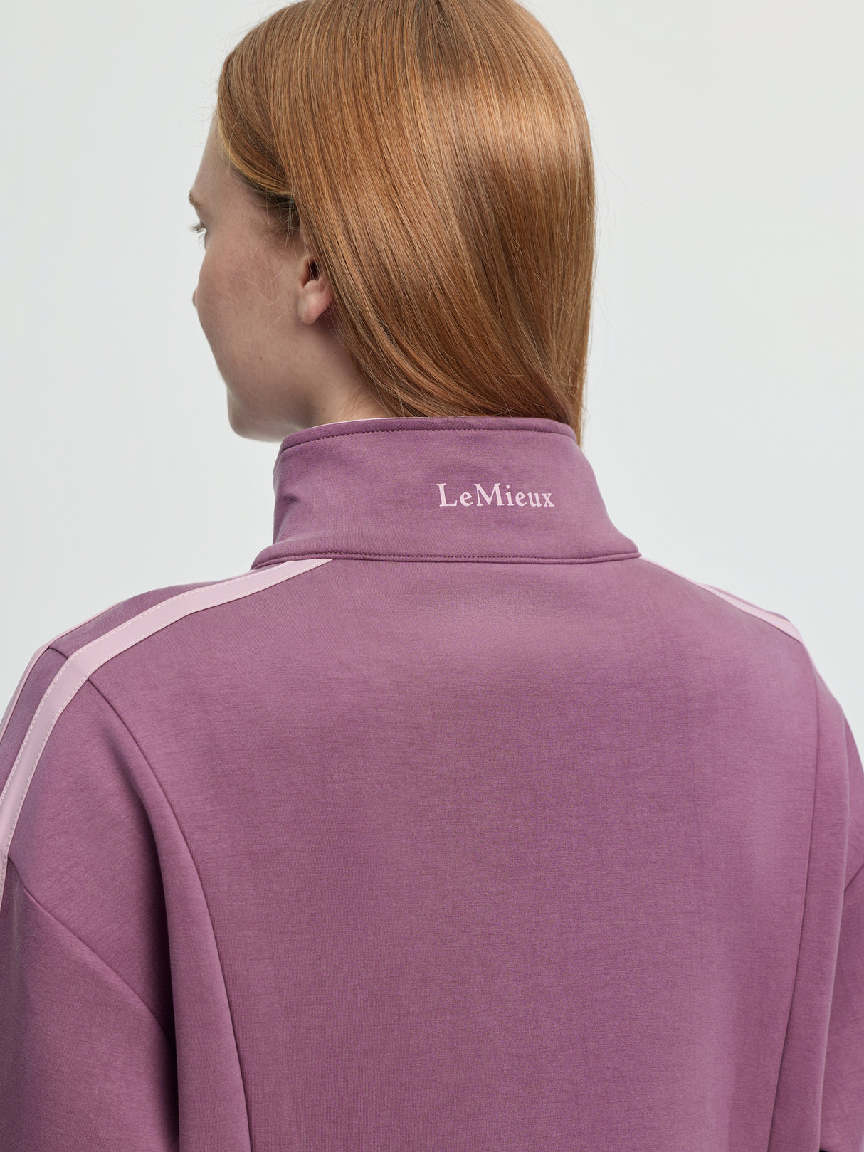 LeMieux Connie Half Zip Sweat Mallow