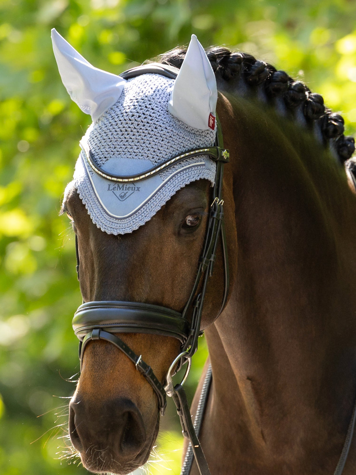 LeMieux Classic Fly Hood Powder Blue