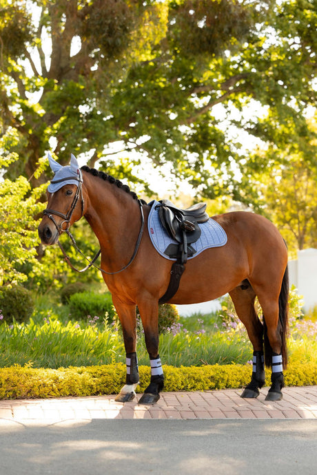 LeMieux Suede GP Saddle Pad Powder Blue