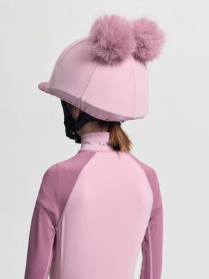 LeMieux Mini Double Pom Hat Silk Fondant