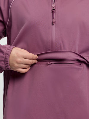 LeMieux Young Rider Paige Quarter Zip Waterproof Jacket Mallow