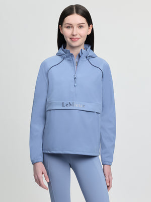 LeMieux Young Rider Paige Quarter Zip Waterproof Jacket Powder Blue