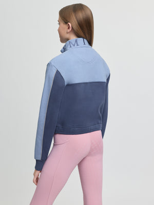 LeMieux Young Rider Cropped Kate Quarter Zip Shadow