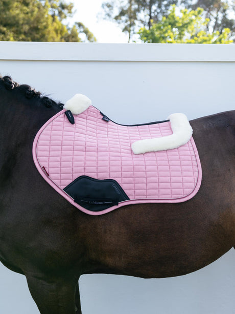 LeMieux Merino+ Suede Close Contact Saddle Pad Fondant