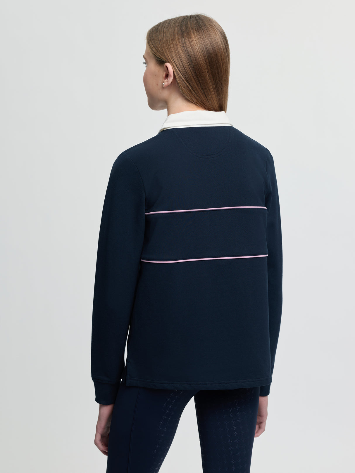 LeMieux Young Rider Riley Rugby Shirt Navy