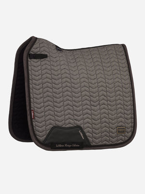 LeMieux Heritage Herringbone Dressage Saddle Pad Cocoa