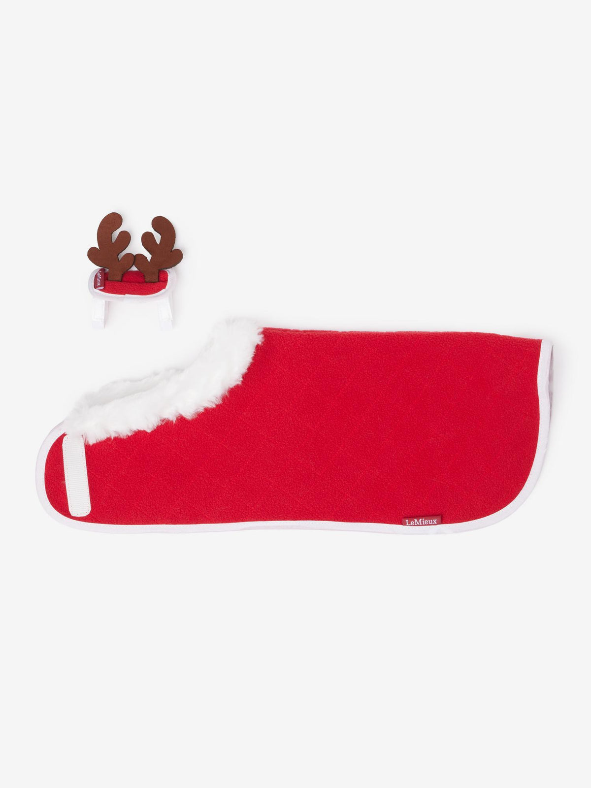 LeMieux Toy Pony Christmas Rug Set Red