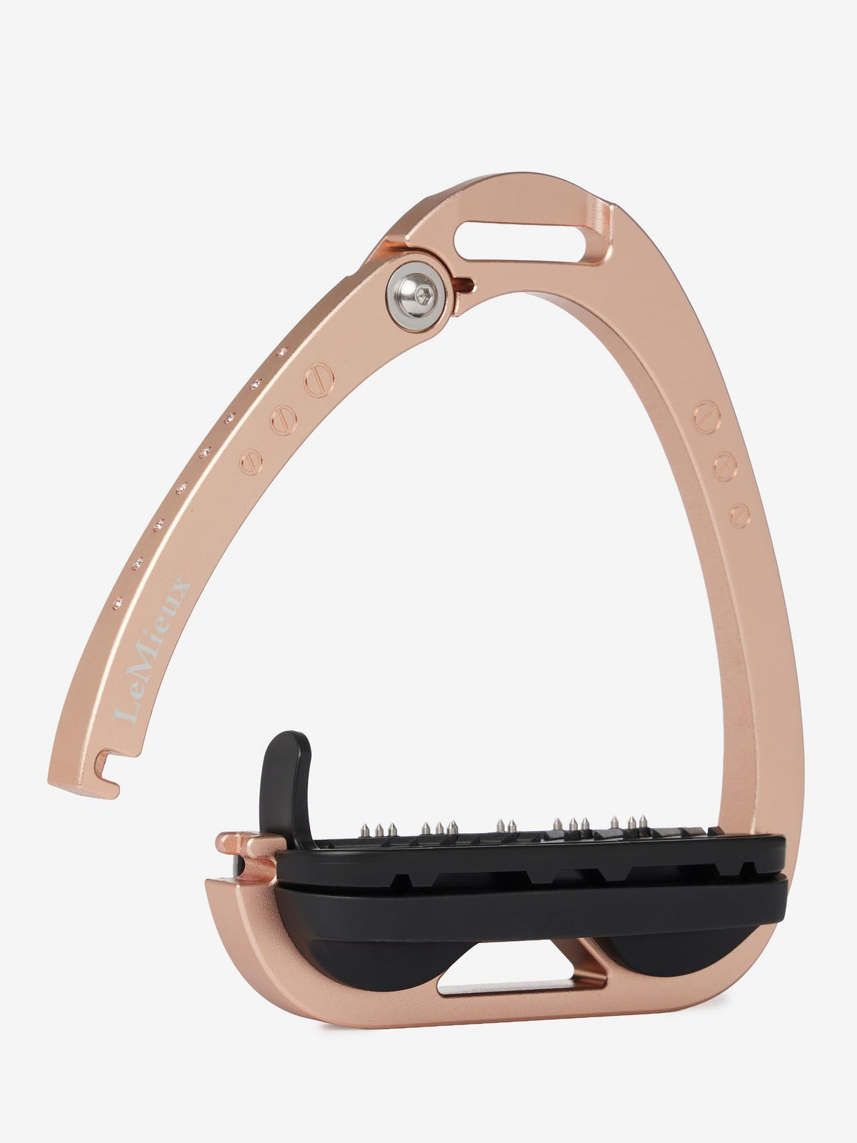 LeMieux Brilliance Vector Balance Stirrup Rose Gold