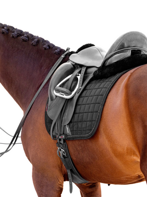 LeMieux Diamante Dressage Square Saddle Pad Black