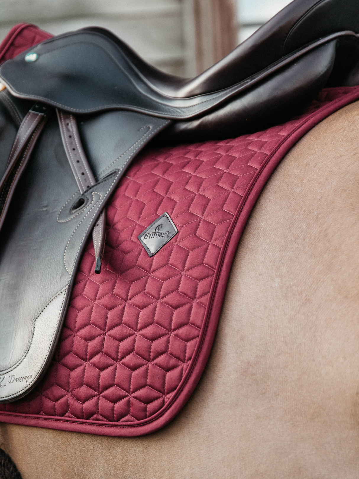 Kentucky Classic Dressage Saddle Pad Bordeaux