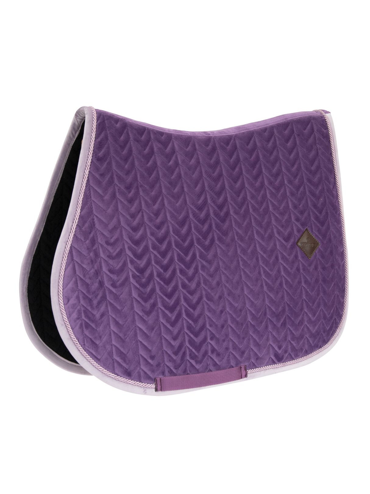 Kentucky Velvet Contrast Jump Saddle Pad Royal Purple