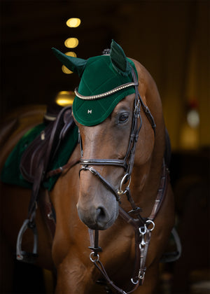 Maximilian Velvet Jump Saddle Pad Jade