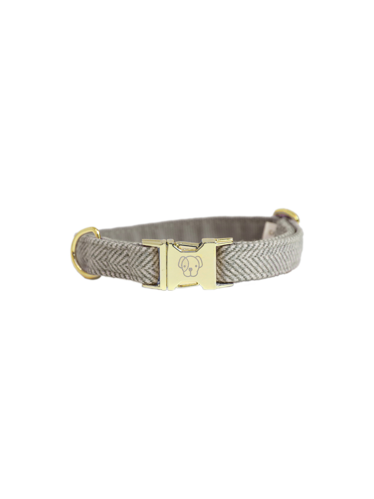 Kentucky Wool Dog Collar Beige