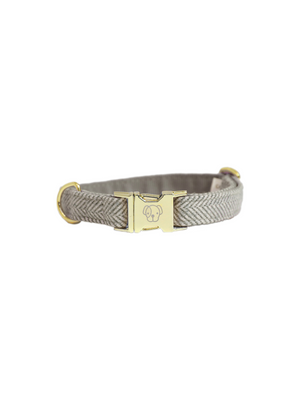 Kentucky Wool Dog Collar Beige