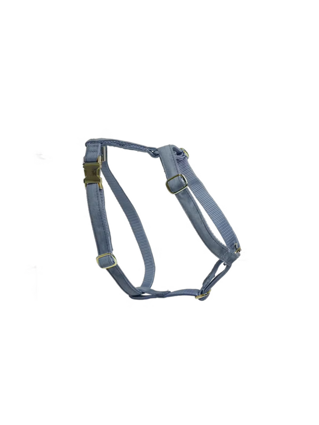 Kentucky Dog Velvet Harness Light Blue