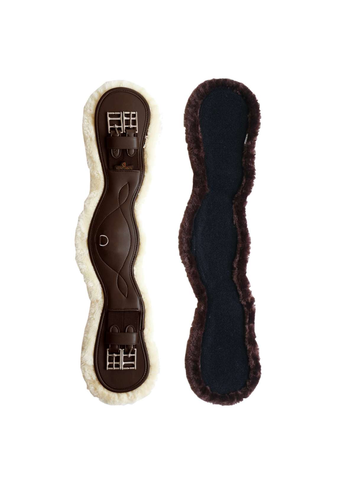 Kentucky Sheepskin Anatomic Short Girth Brown