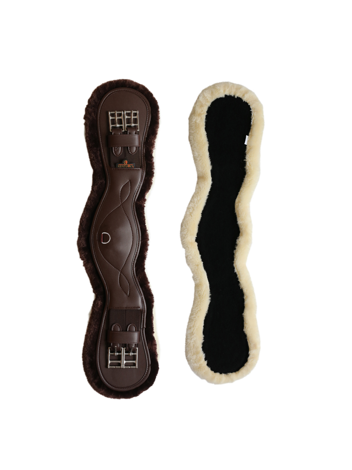 Kentucky Sheepskin Anatomic Short Girth Brown