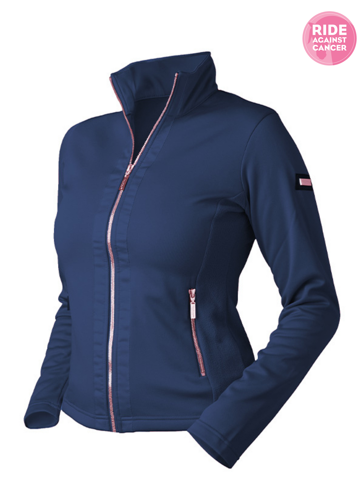 Equestrian Stockholm Fleece Jacket Lagoon Blush