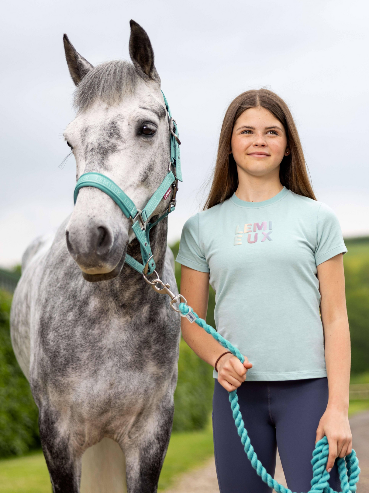 LeMieux Young Rider Arianna T-Shirt Aqua