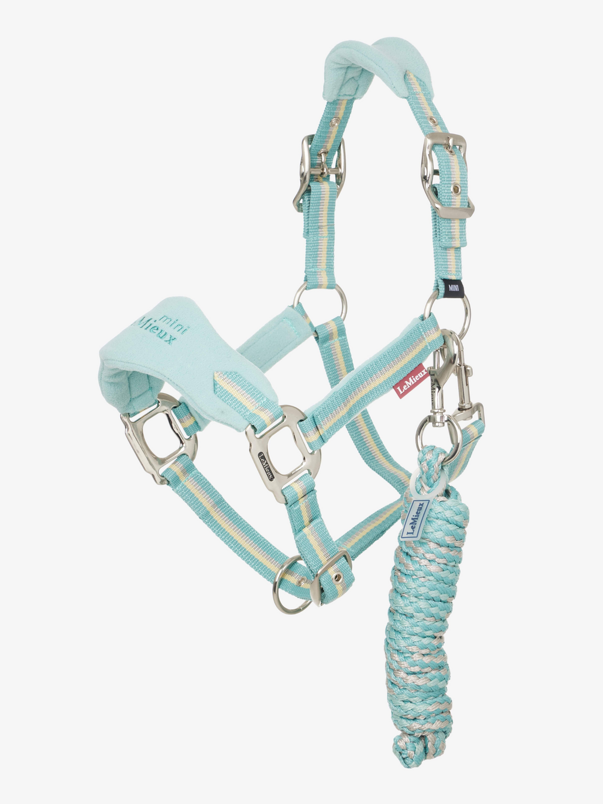 LeMieux Mini Vogue Headcollar & Leadrope Aqua