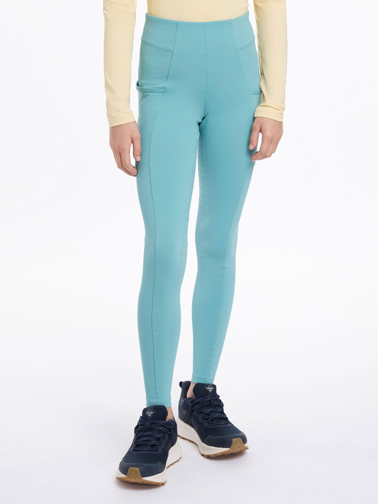 LeMieux Young Rider Orla Pull On Breeches Lagoon