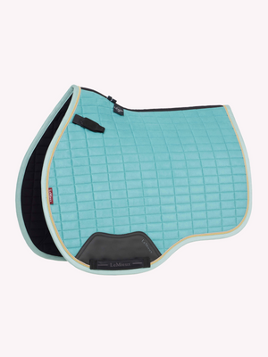 LeMieux Suede GP Square Saddle Pad Lagoon