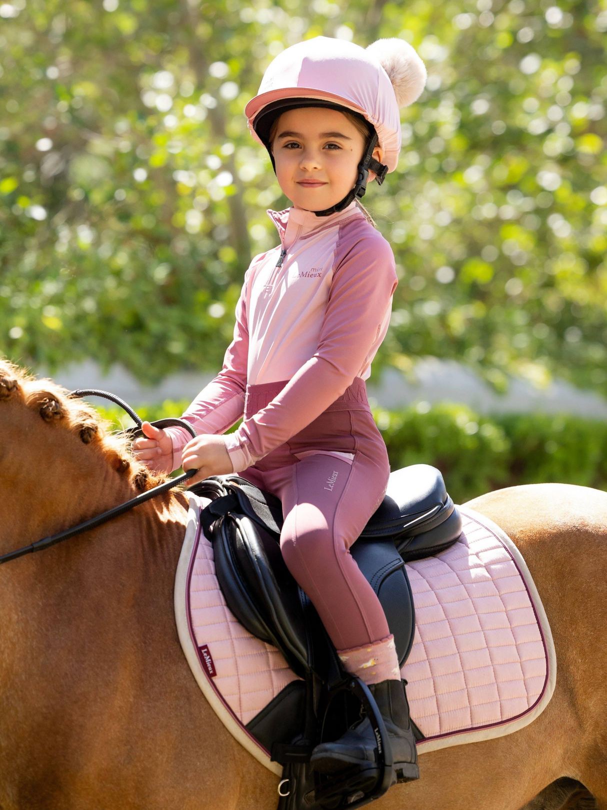 LeMieux Mini Pull On Breeches Rosewood