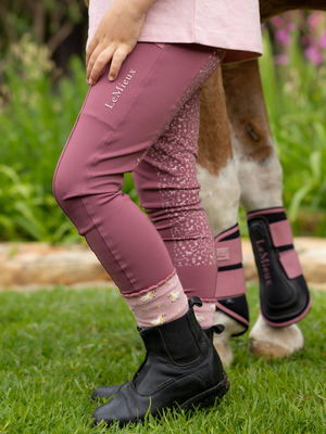 LeMieux Mini Pull On Breeches Rosewood