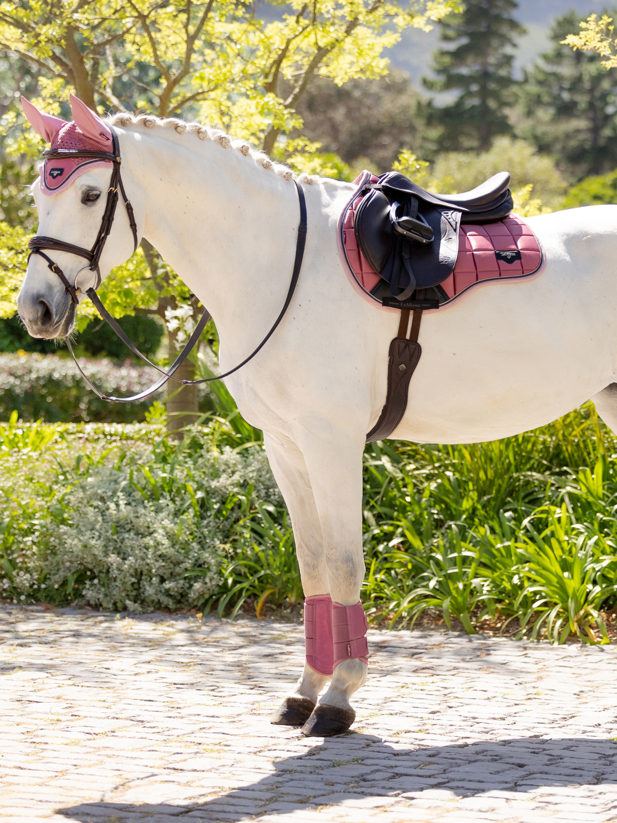 LeMieux Loire Classic GP Square Saddle Pad Peony