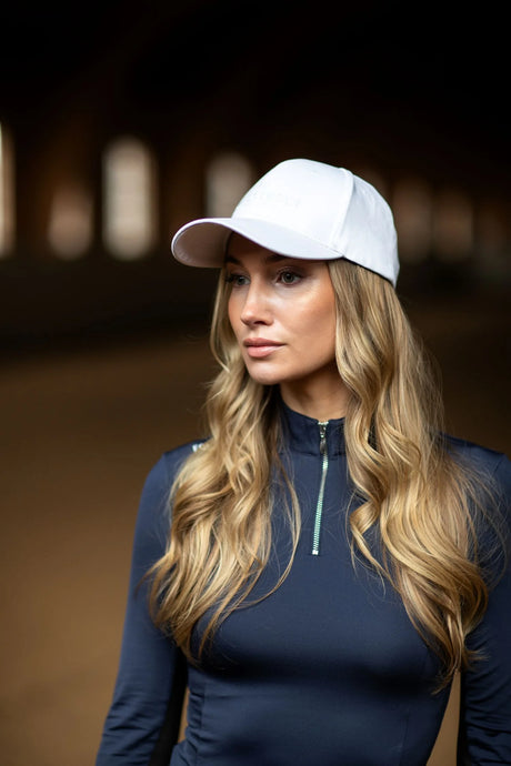 Equestrian Stockholm Cap White
