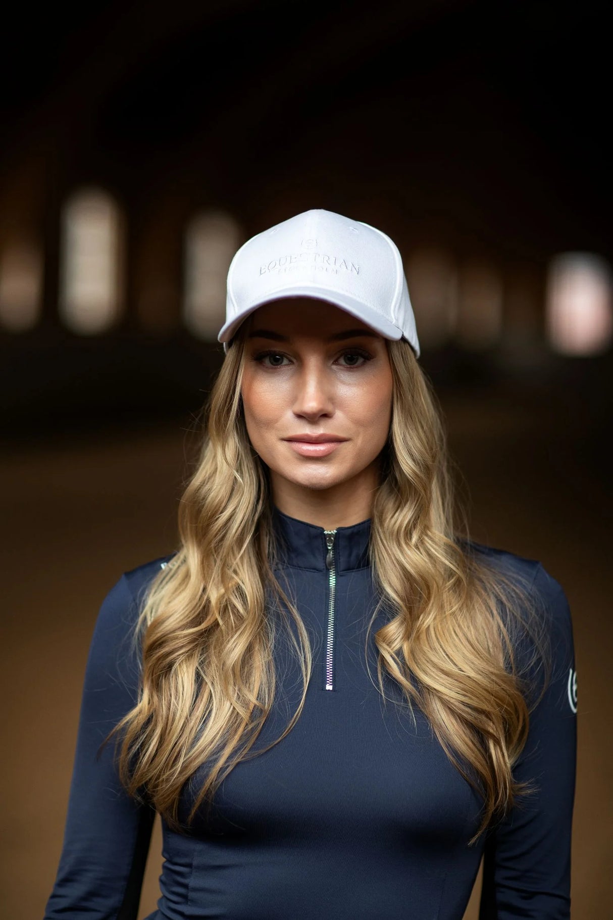 Equestrian Stockholm Cap White