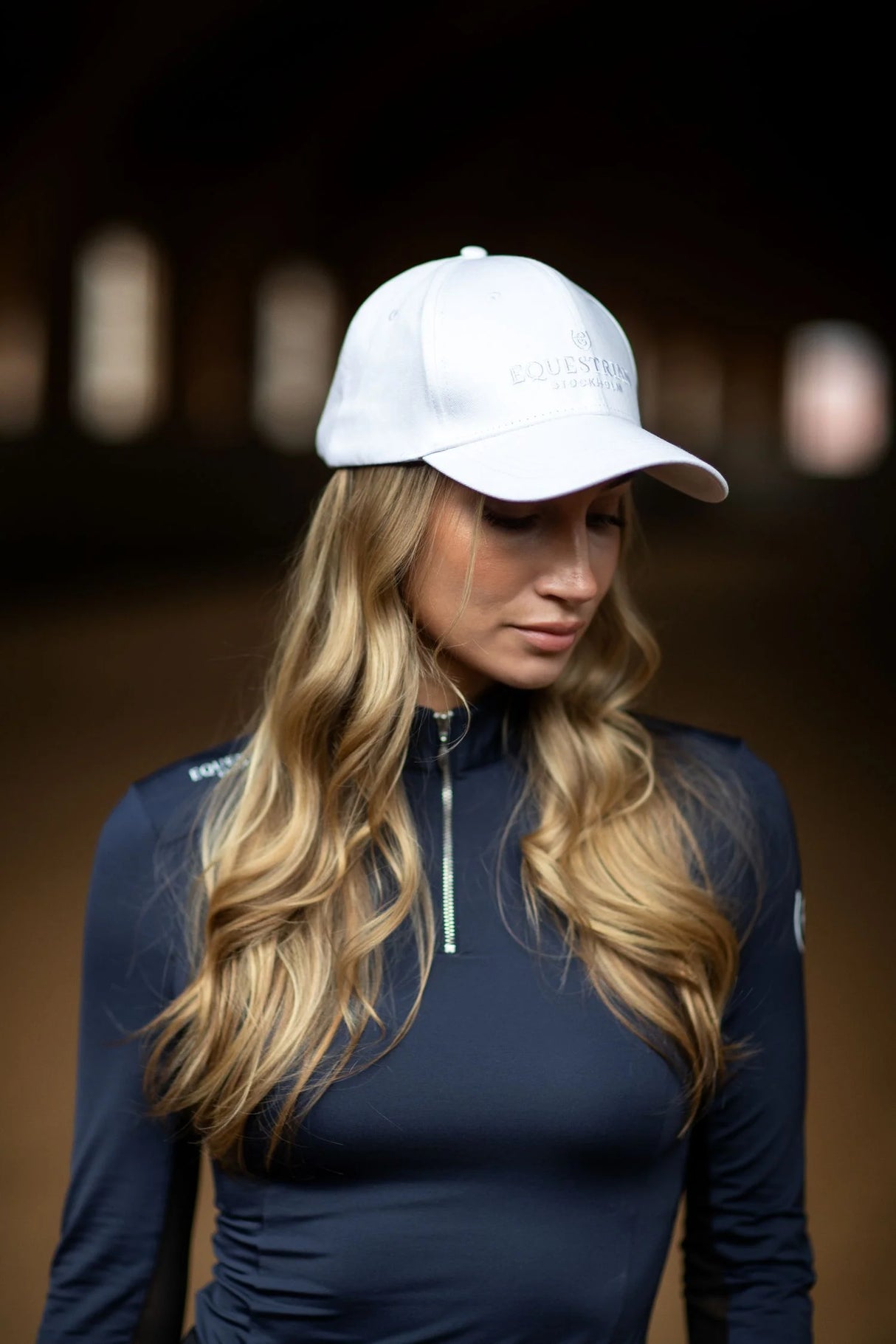 Equestrian Stockholm Cap White