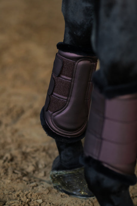 Equestrian Stockholm Fleece Brushing Boots Endless Glow