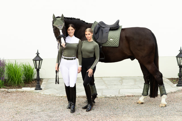 Equestrian Stockholm Revenew Long-Sleeve Competition Top Striking Valley