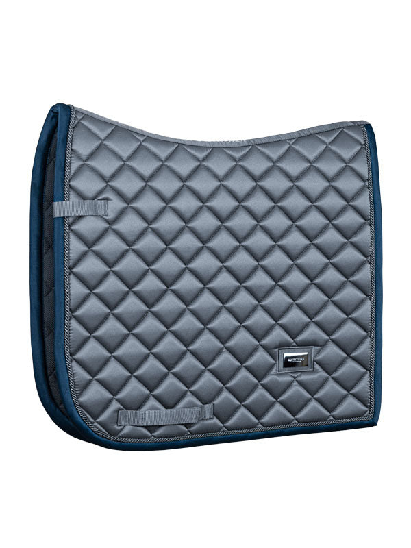 Equestrian Stockholm Dressage Saddle Pad Metallic Blue