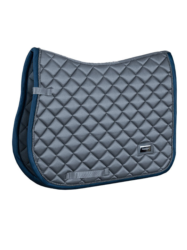 Equestrian Stockholm Jump Saddle Pad Metallic Blue