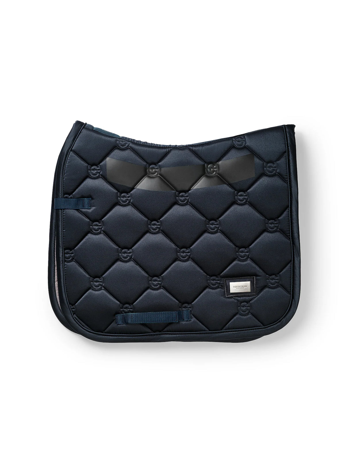 Equestrian Stockholm Dressage Saddle Pad Modern Tech Navy