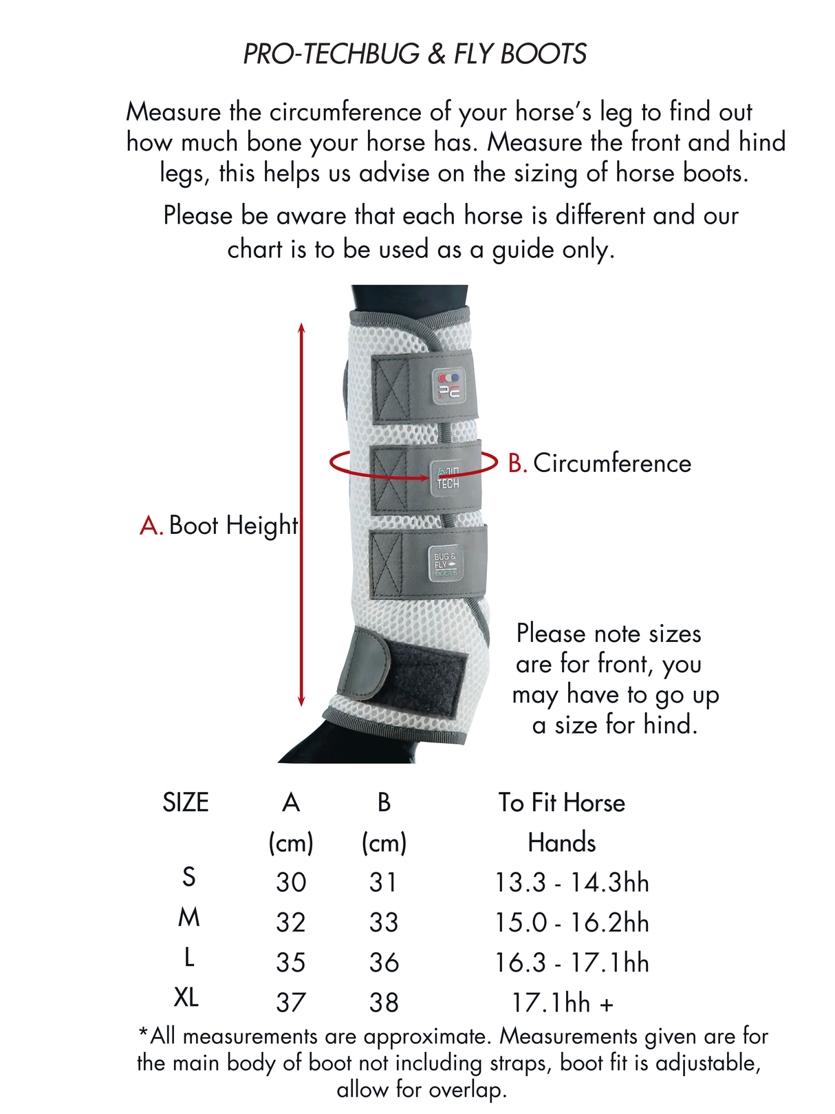 Premier Equine Pro-Tech Bug & Fly Boots
