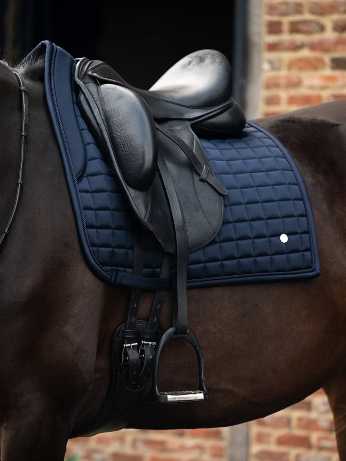 PS of Sweden Classic Quilt Dressage Saddle Pad Navy