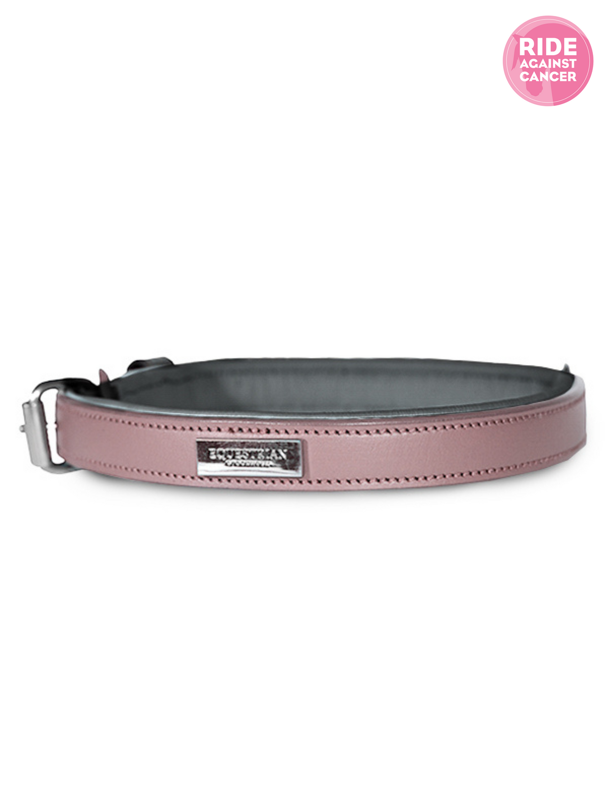 Equestrian Stockholm Dog Collar Pink