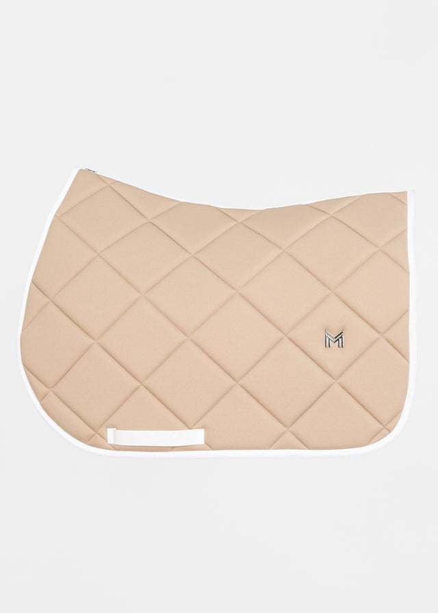 Maximilian Crew Jump Saddle Pad Beige