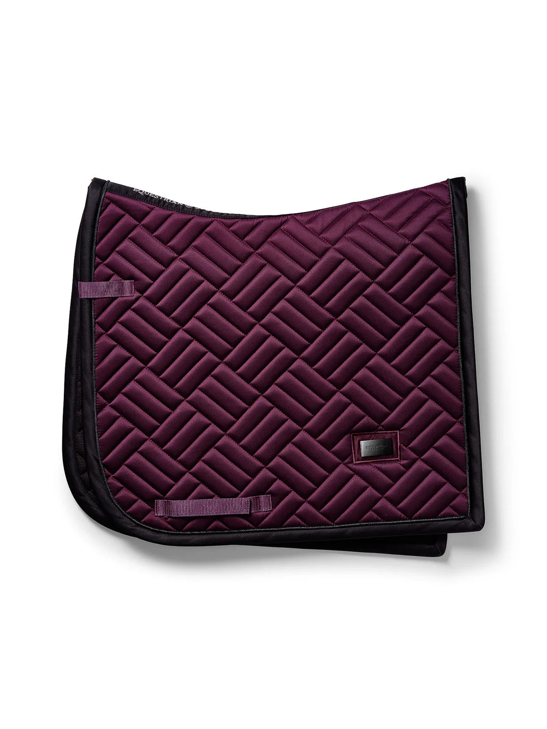 Equestrian Stockholm Modern Dressage Saddle Pad Purple Night