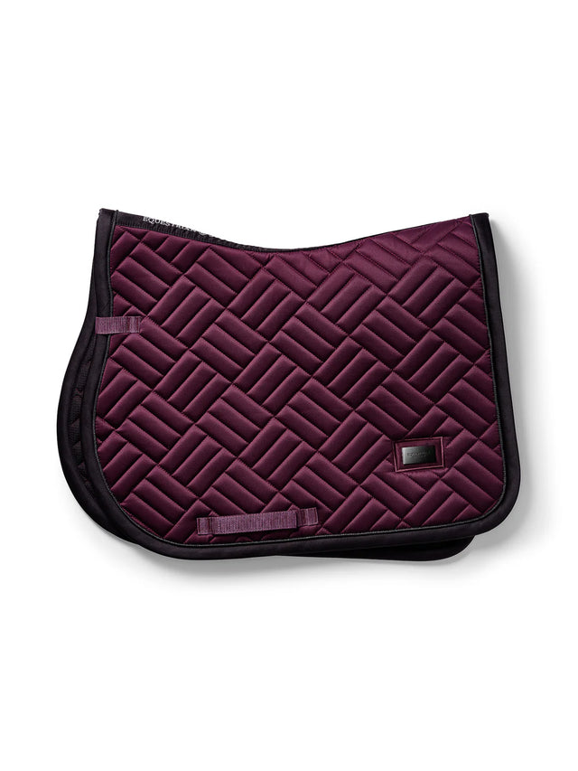 Equestrian Stockholm Modern Jump Saddle Pad Purple Night