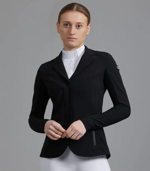 Premier Equine Quarto Ladies Competition Jacket Jet Black