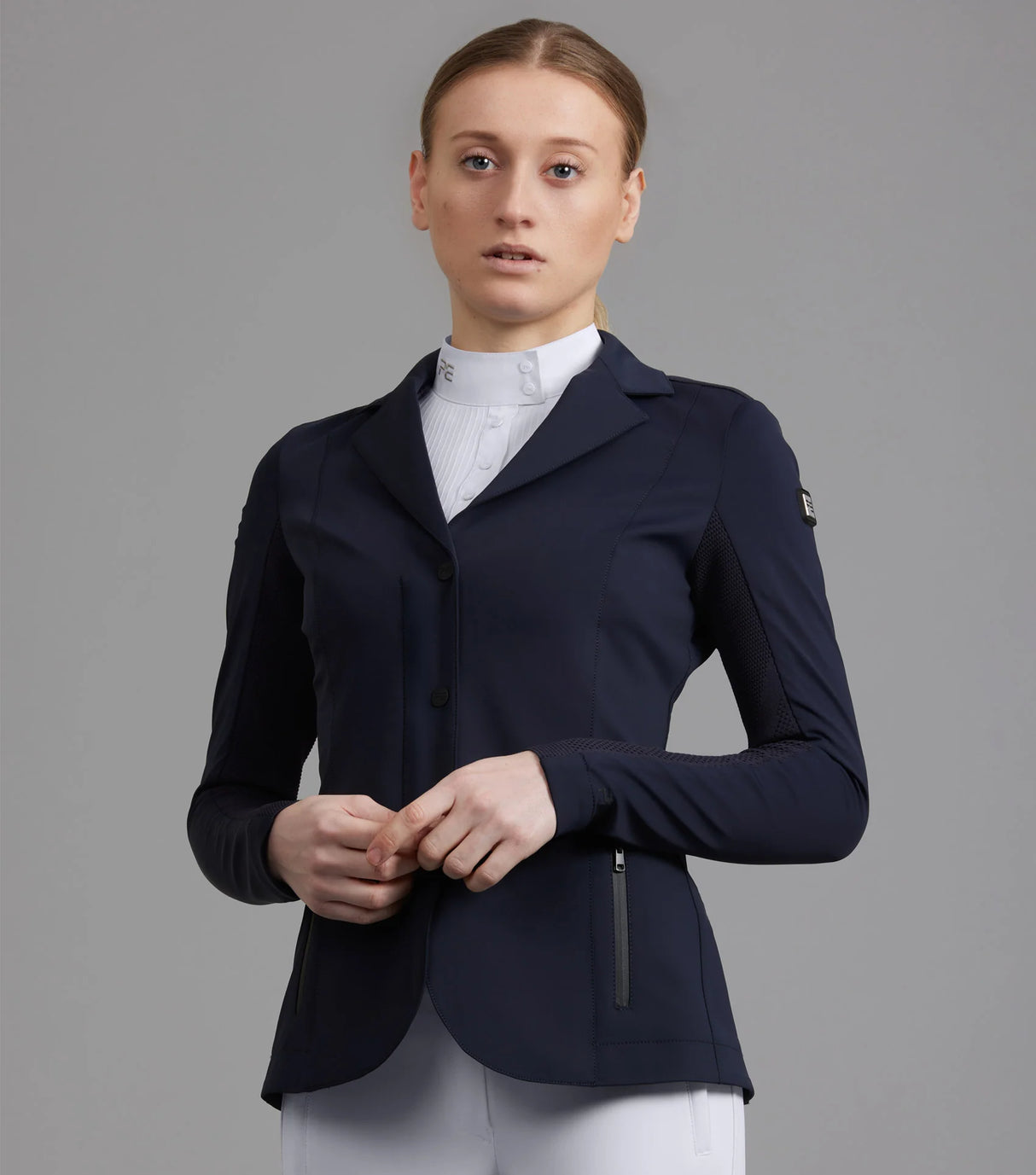 Premier Equine Quarto Ladies Competition Jacket French Navy