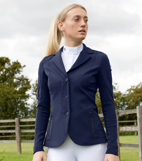 Premier Equine Quarto Ladies Competition Jacket French Navy